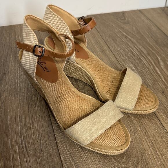 LUCKY BRAND Kavelli Wedge Sandal SZ 8 - Picture 5 of 9